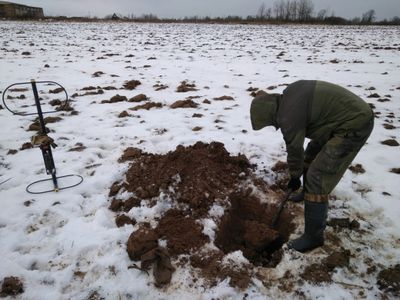 Поисковый отряд «Витязь» обнаружил двух красноармейцев в Ржевском районе