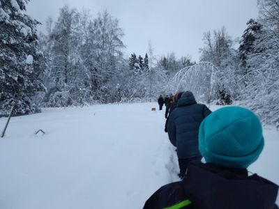 Поисковый отряд «ELK – Лось» приняли участие в зимней туристической тропе