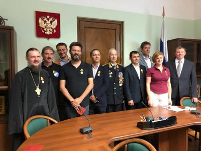 Поисковики-подводники удостоены наград Министерства обороны Российской Федерации