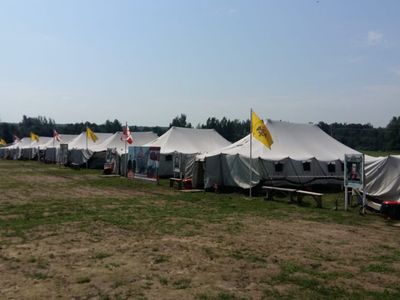Московские поисковики посетили военно-исторический лагерь «Бородино – 2018»