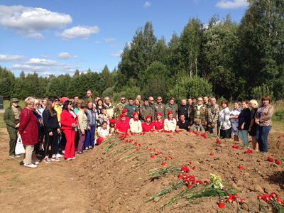310 советских военнослужащих захоронили в Зубцовском районе Тверской области