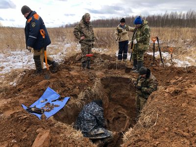 Десять красноармейцев обнаружили поисковики отряда «Пионер» в Ржевском районе