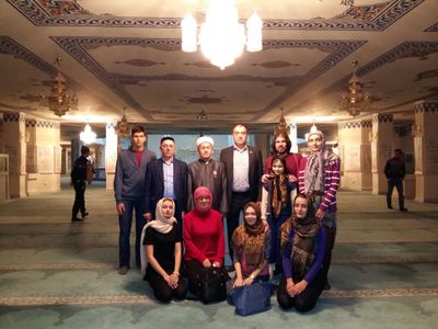 18 февраля поисковики посетили Московскую соборную мечеть