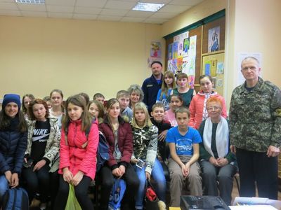 16 марта поисковики московского отряда «Обелиск» провели военно-патриотическое мероприятие со школьниками