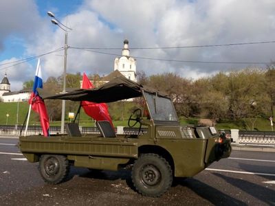 ПО «Застава святого Ильи Муромца принял участие в праздничном автопробеге