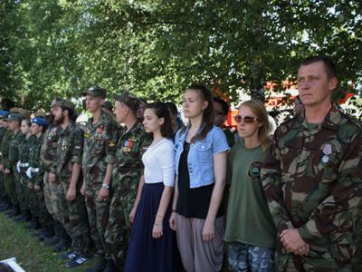 Межрегиональная экспедиция «Вахта памяти 78-ой добровольческой бригады» завершилась в Бельском районе