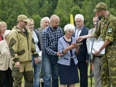 В деревне Веригино Зубцовского района были преданы земле останки 202 советских солдат