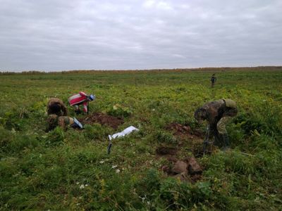 Поисковый отряд «Витязь» обнаружил останки 7 советских военнослужащих в Ржевском районе
