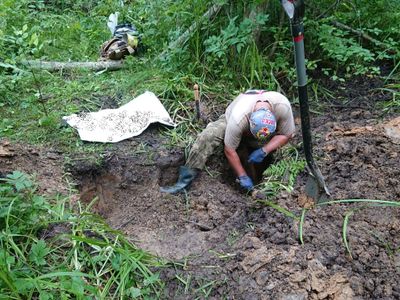 Двух неизвестных красноармейцев обнаружили поисковики отряда «Пионер» в Ржевском районе