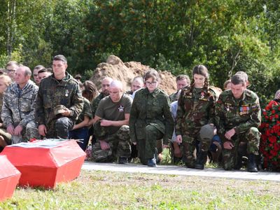 В Зубцовском районе состоялась церемония прощания с 204 бойцами и командирами Красной армии