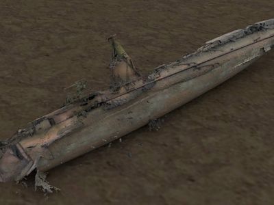Разведывательно-водолазная команда представила 3-D модель подводной лодки «М-96»