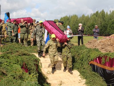 В Зубцовском округе состоялась церемония прощания со 170 бойцами и командирами Красной армии
