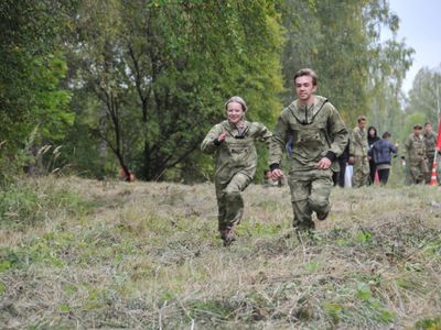 Поисковики отряда «Святогор» приняли участие в военно-патриотической игре «Зарница»