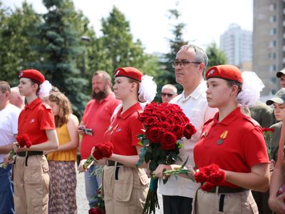 Московские поисковики почтили память народных ополченцев